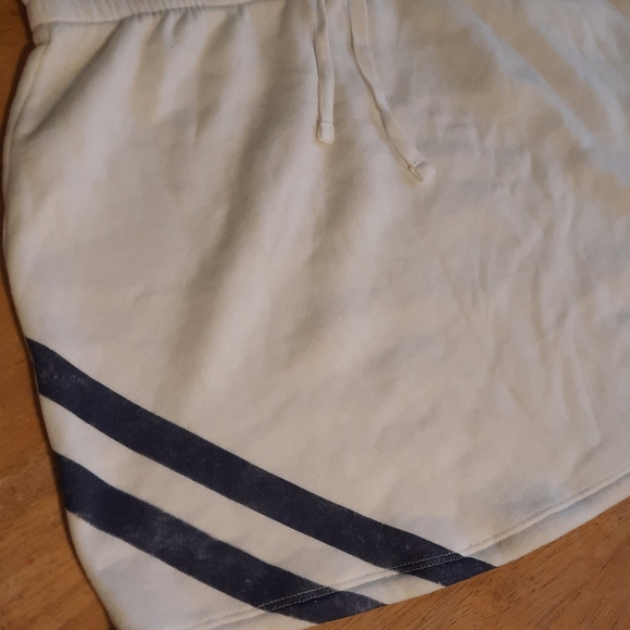 Grayson Threads White Midi Skirt with Blue Stripes - Picture 5 of 6